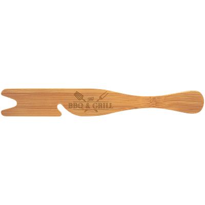 14" Bamboo Oven Rack Tool