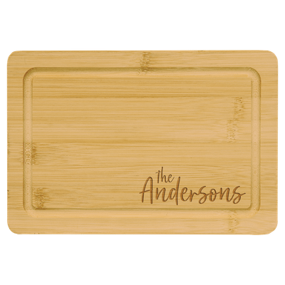 Bamboo Cutting Board with Drip Ring