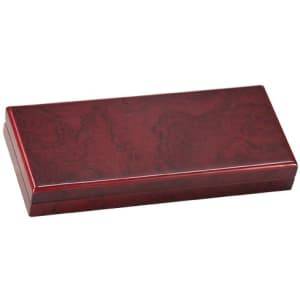 8 3/4" x 3 3/4" Rosewood Finish Gift Box