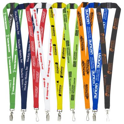 "PALMER" 3/4" Silkscreen Lanyard with FREE Breakaway Safety Release