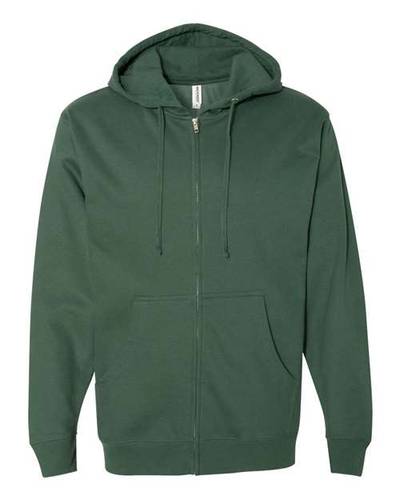 Independent Trading Co. - Unisex Midweight Full-Zip Hooded Sweatshirt
