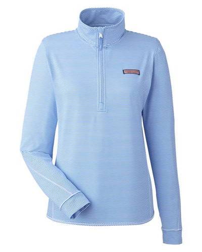 Vineyard Vines - Women's Microstripe Sankaty Half-Zip Pullover
